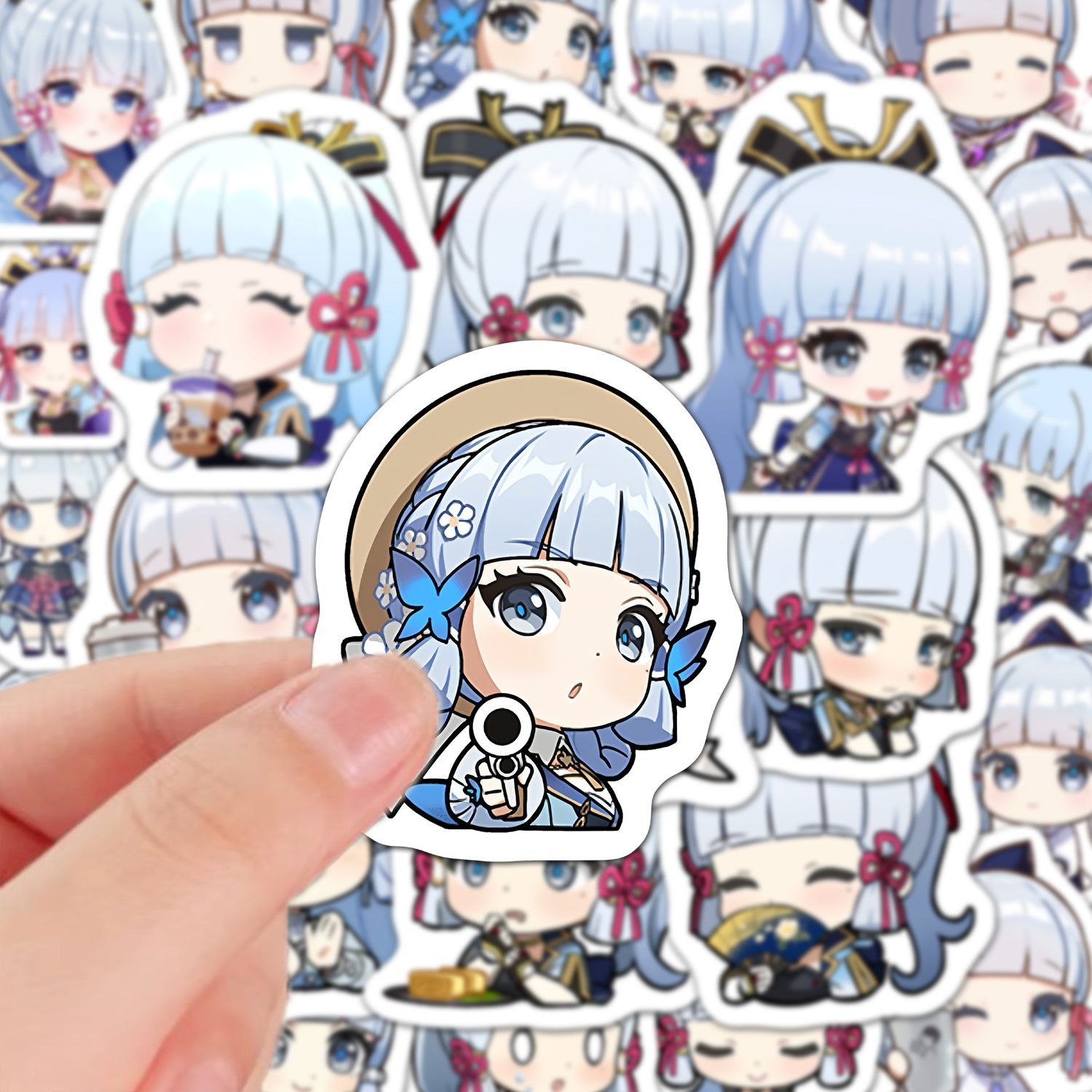 Phone Accessories In China - Kamisato Ayaka 60 autocollants Genshin Impact