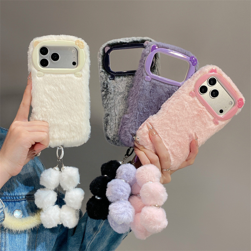 Phone Accessories Iphone - Étui de téléphone en peluche de