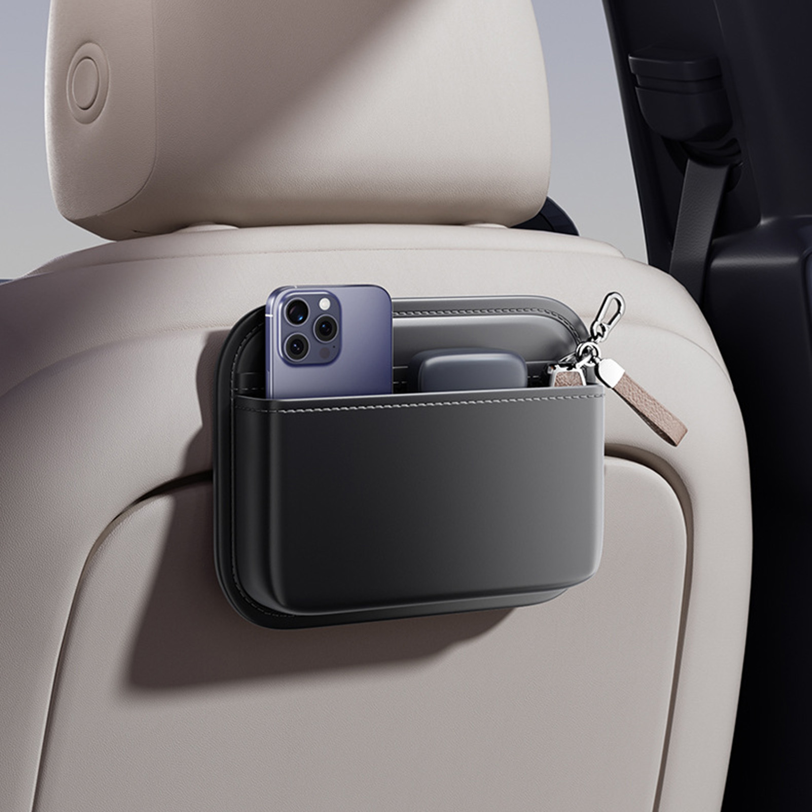 Phone Accessories Organizer - Organisateur de poche latérale de siège