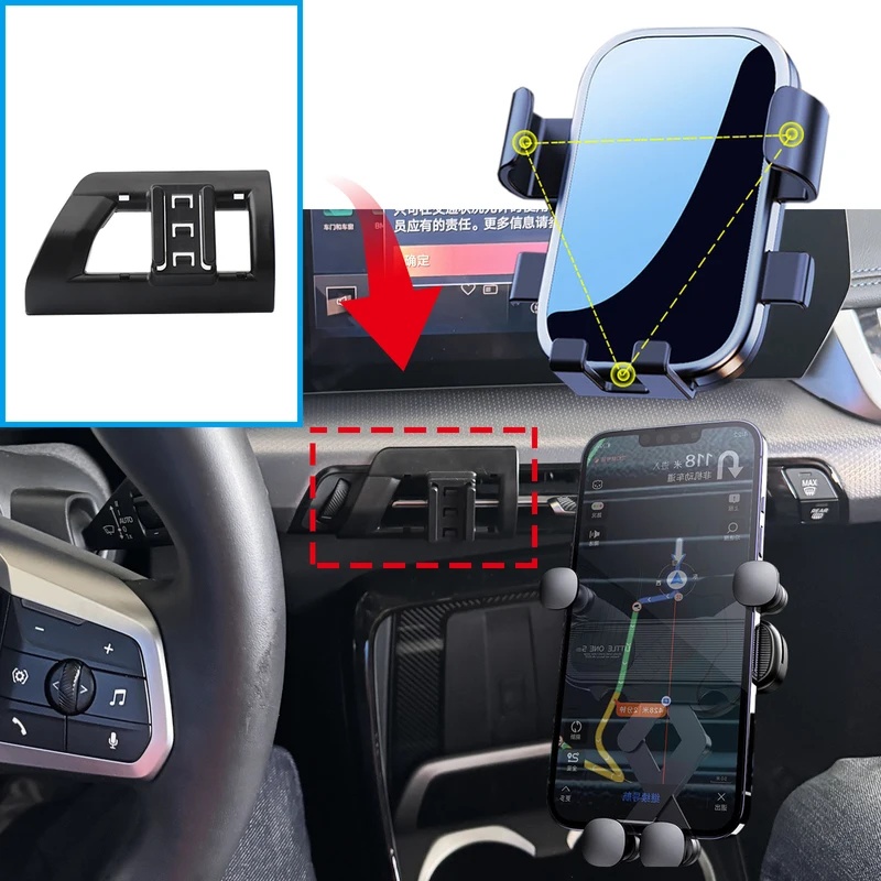 X1 Phone Accessories - Support de téléphone portable pour voiture,