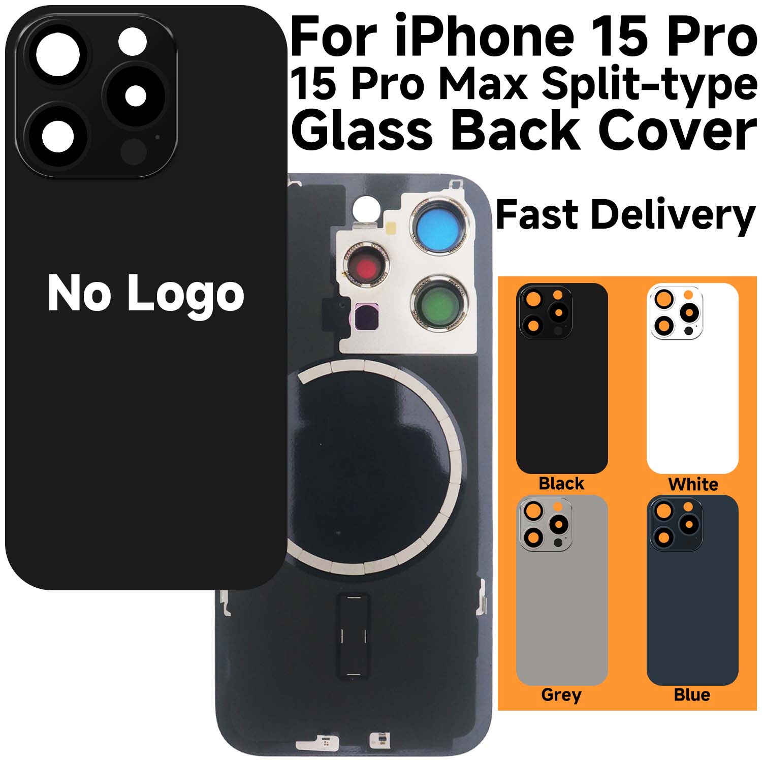 Phone Accessories Logo - Pour iPhone 15 Pro/15 Pro Max
