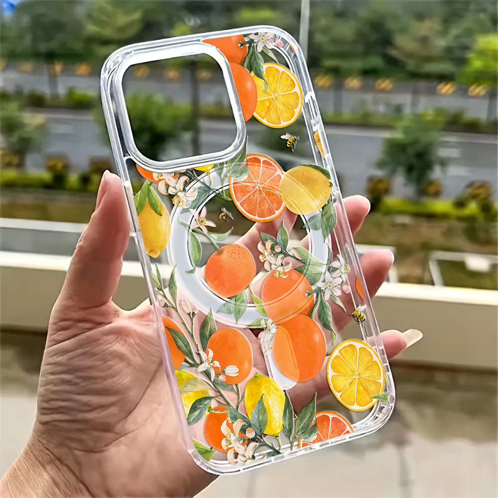 Phone Accessories Iphone - Coque de téléphone transparente motif citron