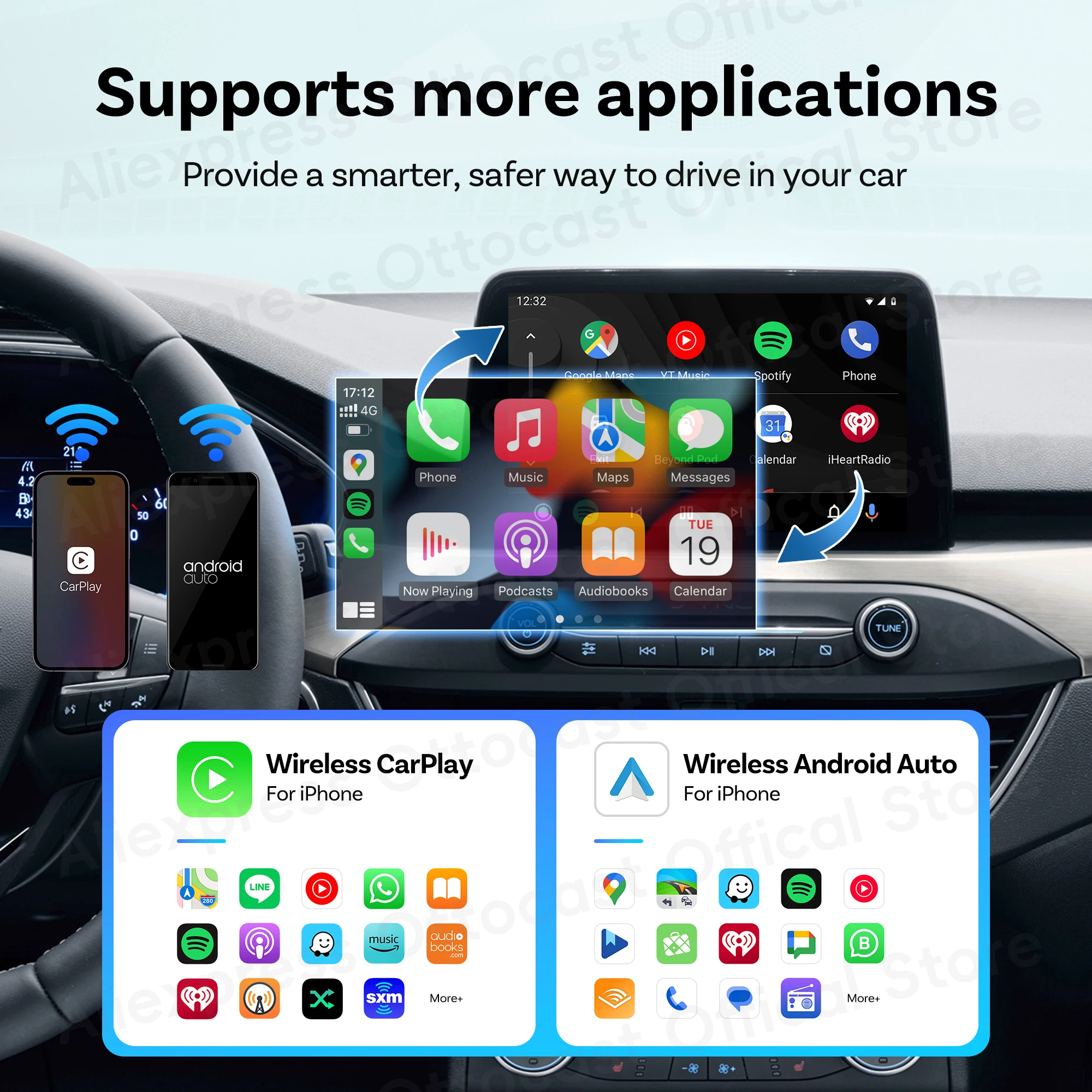 Nouvel adaptateur sans fil OTT - Phone Accessories Organizer avis et prix