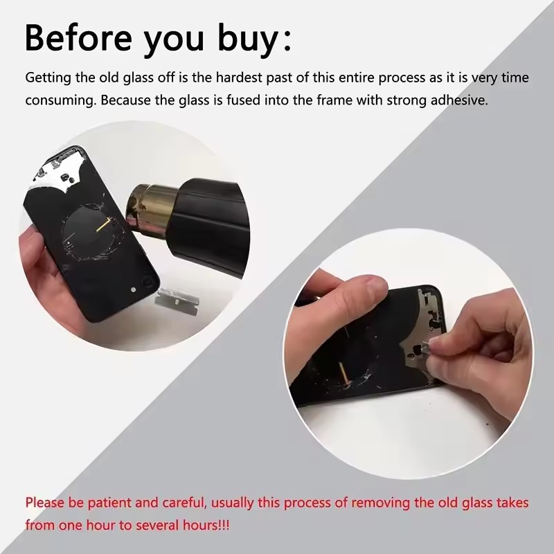 Verre arrière OEM pour iPhone  - Phone Accessories Logo avis et prix