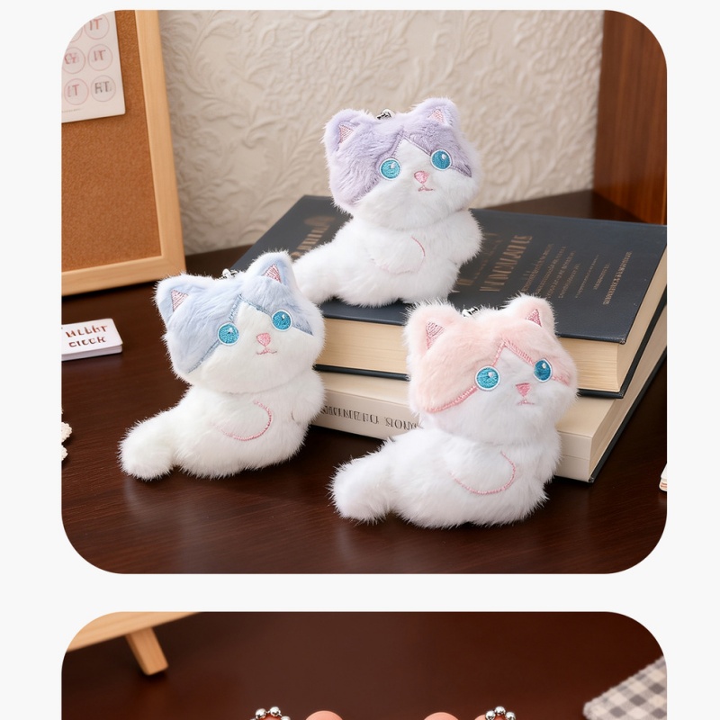   Porte-clés en peluche chat c - Phone Accessories In China avis et prix